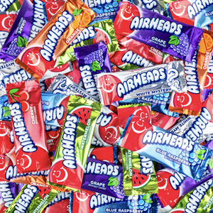 Mini Airheads Bulk Assorted - Mini Airheads Bulk Assortment Shot - aa Global - 821479